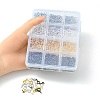 1200Pcs 12 Style Iron Screw Eye Pin Peg Bails IFIN-YW0001-79-4