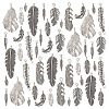 72PCS Tibetan Style Alloy Pendants TIBEP-PH0001-58-1