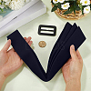 2Pcs Tie a Knot Polyester Waist Belt with Plastic Buckle AJEW-GF0014-53A-3