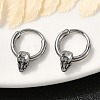 Snake Head 316 Surgical Stainless Steel Hoop Earrings EJEW-G416-41B-AS-2