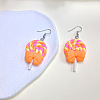 Alloy Polymer Clay Dangle Earrings FS-WG86A62-07-1