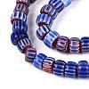 Handmade Millefiori Glass Chevron Beads Strands LAMP-T021-27A-M-4