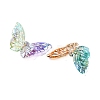 Transparent UV Plating Acrylic Beads PACR-D288-20-2