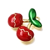 Brass Enamel Pendants KK-K427-14B-01-2