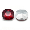 Pointed Back Glass Rhinestone Cabochons RGLA-T032-12x12mm-05-2