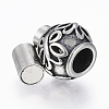 304 Stainless Steel Magnetic Clasps with Glue-in Ends STAS-F130-98AS-2