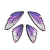 Transparent Resin Crystal AB Rhinestone Pendants Set RESI-TAC0002-46B-1