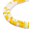 Glass Beads Strands EGLA-A034-M4mm-28-3