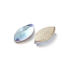 Glass Rhinestone Cabochons RGLA-P037-09A-D202-2
