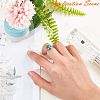 Tarnish Resistant Adjustable 304 Stainless Steel Finger Rings Components STAS-E144-026-20mm-3