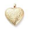Brass Locket Pendants X-KK-P199-20G-2
