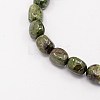 Natural Green Rainforest Stone Beads Strands G-K001-M02-3