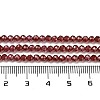 Natural Garnet Beads Strands X-G-B088-C11-03-5