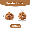 100Pcs Rudraksha Mala Beads FIND-DC0008-44B-2