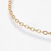 Eco-Friendly Rack Plating Brass Chain Necklaces MAK-G002-09G-FF-3