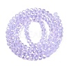 Electroplate Glass Beads Strands EGLA-A044-T4mm-B17-3