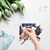8Pcs 4 Styles Memorial Day Self Adhesive Waterproof PVC Stickers DIY-WH0311-042-3
