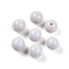 Opaque Solid Color Glass Beads X1-GLAA-N007-8mm-A08-1