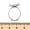 316 Stainless Steel Ring Settings STAS-D375-04P-3