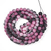 Crackle Glass Beads Strands GLAA-N009-10mm-09-2