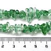 Transparent Crackle Glass Beads Strands GLAA-U004-01C-4