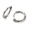 316 Surgical Stainless Steel Hoop Earrings EJEW-Q795-03P-2