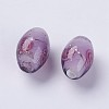 Handmade Silver Foil Lampwork Beads LAMP-J089-I05-2