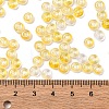 3/0 Baking Paint Transparent Colours Glass Round Beads SEED-L011-13A-11-4