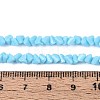 Opaque Glass Beads Strands GLAA-N019-4mm-18-2