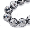 Synthetic Terahertz Stone Beads Strands G-P571-G01-01-3