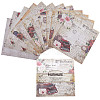 12Pcs 12 Patterns Floral Scrapbook Paper Pads DIY-WH0430-010-1