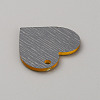 Transparent Acrylic Pendants LS-OACR-WH0016-15B-02-2