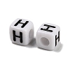 Opaque Acrylic Beads OACR-S076-01H-2