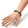 Natural Lava Rock Stone Essential Oil Diffuser Bracelets for Men Women BJEW-TA00011-8