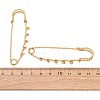 304 Stainless Steel Safety Pins Brooch Findings STAS-C181-01D-G-2
