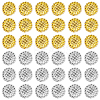600Pcs 2 Colors Tibetan Style Alloy Beads FIND-DC0002-54-1