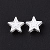 Spray Painted Alloy Beads PALLOY-K001-02N-1