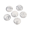 Natural Howlite Cabochons G-H1596-FR-25mm-28-1