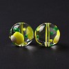 Transparent Glass Beads LAMP-B021-03B-16-4