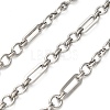 304 Stainless Steel Figaro Chains CHS-A016-75P-A-1