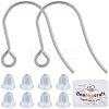 20Pcs 316 Surgical Stainless Steel Earring Hooks STAS-BBC0008-56-1