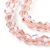 Transparent Electroplate Glass Beads Strands EGLA-A039-T2mm-A15-3
