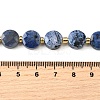 Natural Dumortierite Beads Strands G-B094-A36-01-5