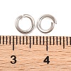 Tarnish Resistant 304 Stainless Steel Open Jump Rings STAS-R049-6x1mm-2