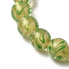 Gold Sand Lampwork Beads Strands LAMP-P071-12mm-07-3