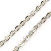 Tarnish Resistant 304 Stainless Steel Necklaces Women Cable Chain Necklaces NJEW-C079-01B-2