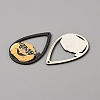 Halloween Theme Single Face Printed Aspen Wood Big Pendants WOOD-TAC0018-09E-2