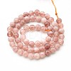 Natural Quartz Beads Strands G-N355-6mm-42-2