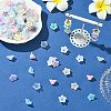 480Pcs 12 Colors Acrylic Bead Caps OACR-SC0002-31-5