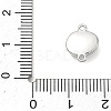Alloy & Plastic Imitation Pearl Connector Chamrs AL-CBA7C55-04P-3